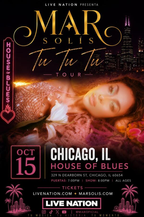 OCT 15 - MAR SOLIS - CHICAGO