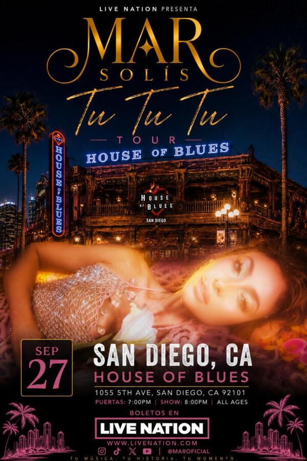 SEP 27 - MAR SOLIS - SAN DIEGO